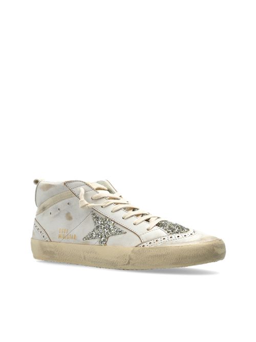 sneaker Mid Star Classic Golden Goose beige platiunum Golden Goose | GWF00122F00809815647